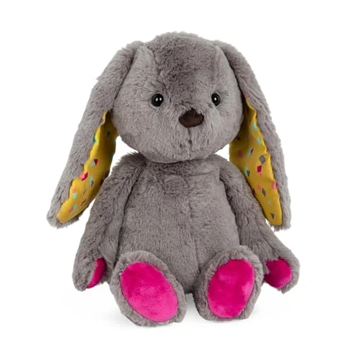 B. Softies – Conejito de Peluche – Juguete de Peluche súper Suave – Animal de Peluche para bebés, niños pequeños, niños – Lavable en la Lavadora – 0 Meses + – Happyhues - Sprinkle Bunny