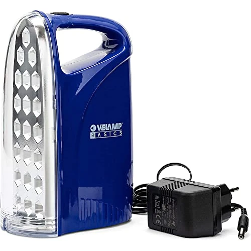 Offerta a tempo: Velamp IR312 Lampada di Emergenza Portatile Ricaricabile, LED, Super Luminosa (250 lumen), con Caricabatteria Esterno, Sicura, leggera e compatta - 0.00% da 18.50 € a 18.50 €