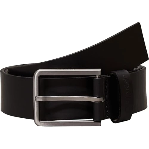 Offerta a tempo: Calvin Klein Uomo Cintura 3.5 cm Essential Belt Cintura in Pelle, Nero (Black), 95 cm - 0.00% da 49.90 € a 49.90 €