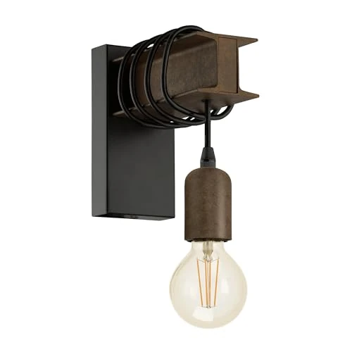 Limited offer: ZOHOKO Aplique de pared Vintage con 1 bombilla en diseño Industrial, lámpara Retro from 39.90 EUR to 31.99 EUR (save 20%)