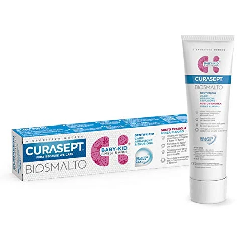 biosmalto baby-kid 6m-6a - fluoride-free toothpaste 50 ml
