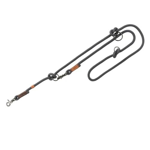 Limited-time offer: TRIXIE Be Nordic Adjustable Leash, S-M: 2.0 M/Ø 8 Mm, Dark Grey/Brown, 0.155 kg from 7.09 £ to 4.69 £ (save 34%)