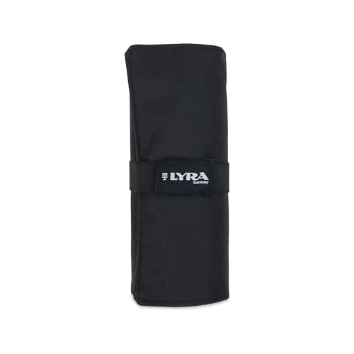 LYRA Rembrandt sketching roll 24 matite assortite rotolo in tessuto con velcro e astuccio estraibile per accessori