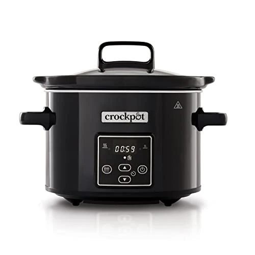 Offerta a tempo: Crock-pot Pentola per Cottura Lenta, Capienza 2.4 Litri, Adatta Fino a 2 Persone, Digitale, Programmabile, Nero, 2.4 Litri - 0.00% da 56.93 € a 56.93 €