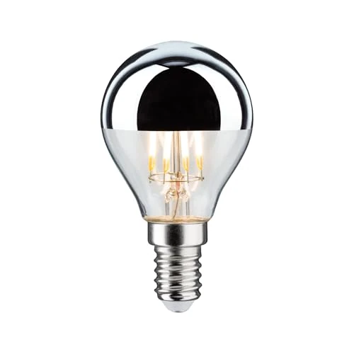 Begrenztes Angebot: Paulmann 28667 LED Lampe Filament Tropfen 4,8W Leuchtmittel Kopfspiegel Silber 2700K Warmweiß dimmbar E14 von 9.45 EUR auf 8.51 EUR (Rabatt 9.7%)