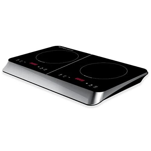 Limited-time offer: ARDES Electric stove with 2 induction hobs, differentiated power of 2000 and 1500 W, digital display, temperature up to 240 degrees, electric hob, model AR1F602, black from 115.53 £ to 115.53 £ (save 0.00%)