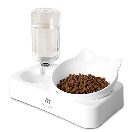 Limited-time offer: Marchul Cat Gravity Water and Food Bowls, Cat Dog Tilted Water and Food Bowl Set from 9.99 GBP to 8.49 GBP (save 15%)