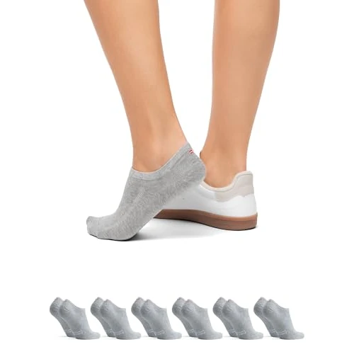 Oferta limitada: DANISH ENDURANCE Calcetines Cortos e Invisibles para Hombre y Mujer (Gris, EU 39-42) de 27.95 € a 27.95 € (ahorro 0.00%)
