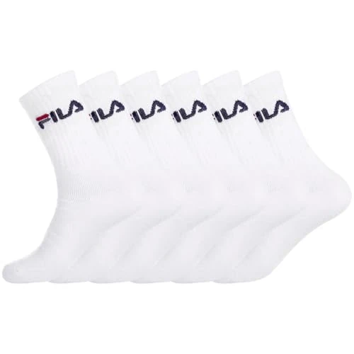 Limited-time offer: Fila Men's FILA/AM/TNX6 Sport Socks, White, 39/42 (Pack of 6) from 17.57 GBP to 17.57 GBP (save 0%)
