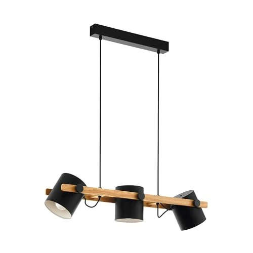 Offerta a tempo: Eglo lampada a sospensione Hornwood, plafoniera vintage a 3 punti luce dal - 51% da 129.00 € a 62.97 €