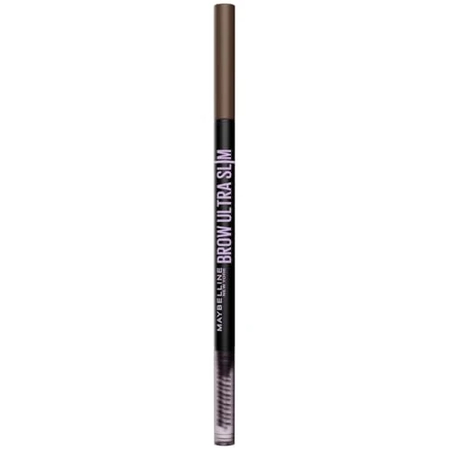 Maybelline New York Matita per Sopracciglia, Sopracciglia Definite, Formula Che Non Si Sfalda, Con Punta di Precisione e Pettinino, Brow Ultra Slim, Tonalità Deep Brown, 7,2 g