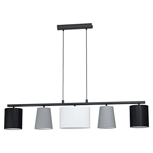 Offerta a tempo: Eglo La lampada a sospensione Almeida 1, lampada a sospensione in tessuto - 0.00% da 115.90 € a 115.90 €