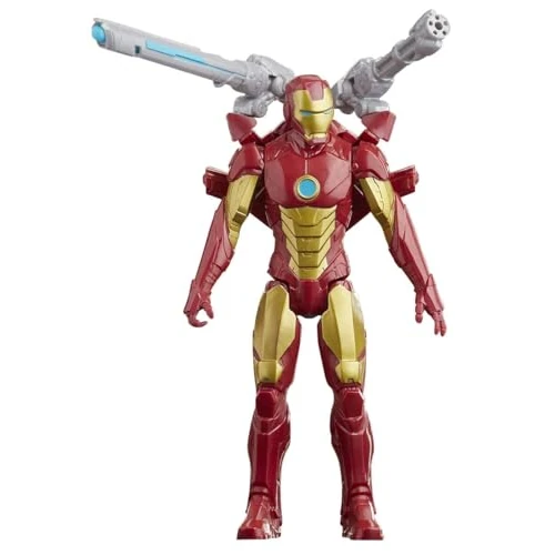Limitiertes Angebot: Hasbro E7380 Marvel Avengers Titan Hero Serie Blast Gear Iron Man, 30 cm große Figur, mit Starter, 2 Accessoires und Projektil, ab 4 Jahren von 33.69 EUR auf 33.69 EUR (Spare 0%)