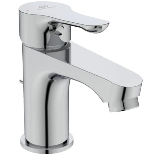 Ideal Standard BC647AA Alpha Robinet d'évier avec vidange en métal chromé