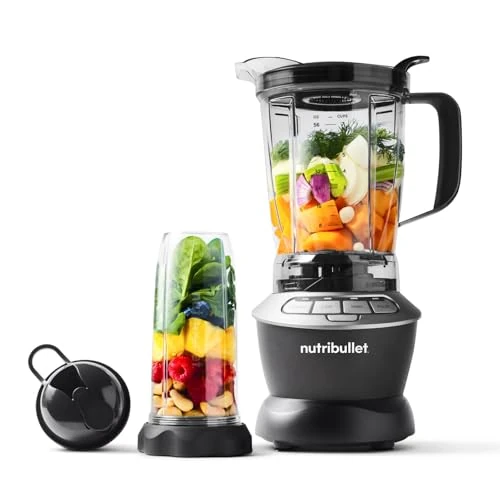 Nutribullet Blender pełnowymiarowy, mikser elektryczny, wielofunkcyjny mikser szlifierski, profesjonalny szlifierka, moc 1000 W, kubek bez BPA 1,6 l