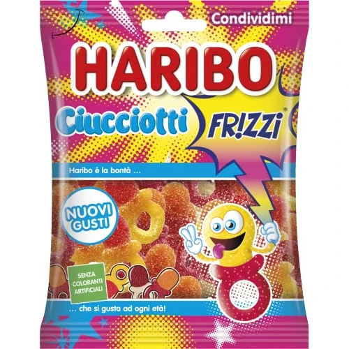Offerta a tempo: Haribo - Ciucciotti Frizzi — 40% da 1,65 € a 0,99 €
