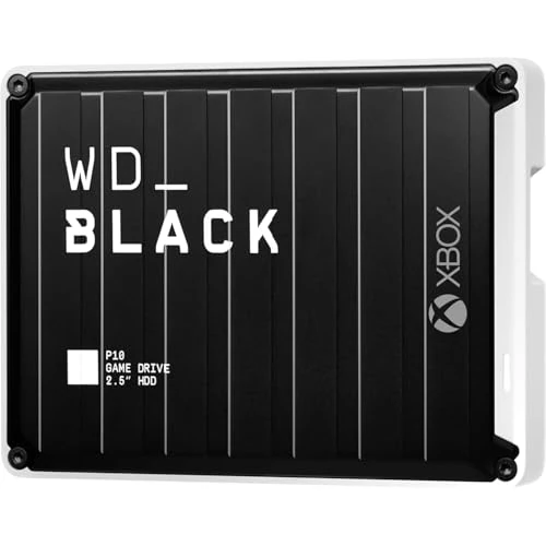 WD_BLACK P10 5TB Game Drive for Xbox One for On-The-Go Access To Your Xbox Game library