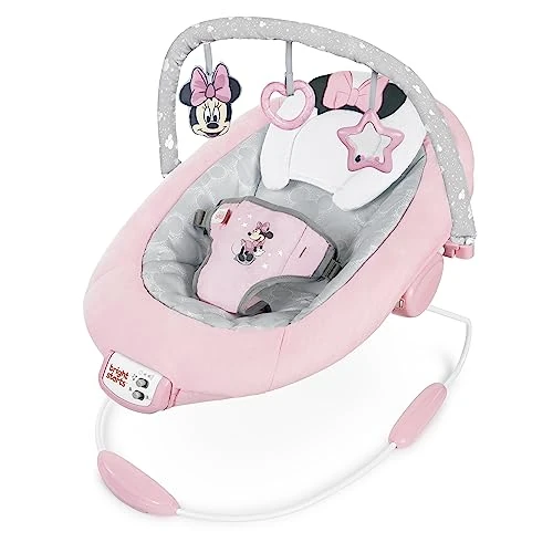 Limited-time offer: Bright Starts Minnie Mouse Rosy Skies Cradling Bouncer with Vibrating Seat & Melodies from 40.61 GBP to 40.61 GBP (save 0%)