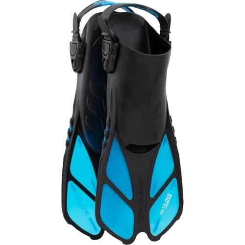 Offerta a tempo: CRESSI Fins Bonete Translucent Azure S/M - Pinne da Nuoto Corte Regolabili per Adulti, con Fibbie Ultra Resistenti, Molto Leggere, Ideali per Viaggi, Azzurro Translucido, S/M - 0.00% da 29.99 € a 29.99 €