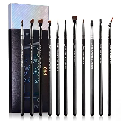 Limitiertes Angebot: Jessup Pinselset Eyeliner Pinsel Set Professionelles Augenpinselset 11-teilig Make Up Pinsel Augenpinsel Makeup Brushes Schminkpinsel Kosmetikpinsel Präzisions-Eyeliner Definierer Schwarz/Silber T324 von 28.28 EUR auf 24.04 EUR (Spare 15%)