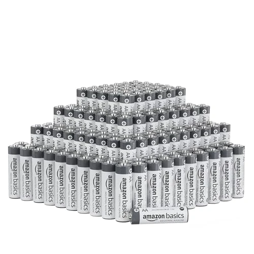 Offerta a tempo: Amazon Basics, 200 batterie alcaline industriali AA, 1,5 Volt, durata 5 anni - 14% da 37.16 € a 31.82 €
