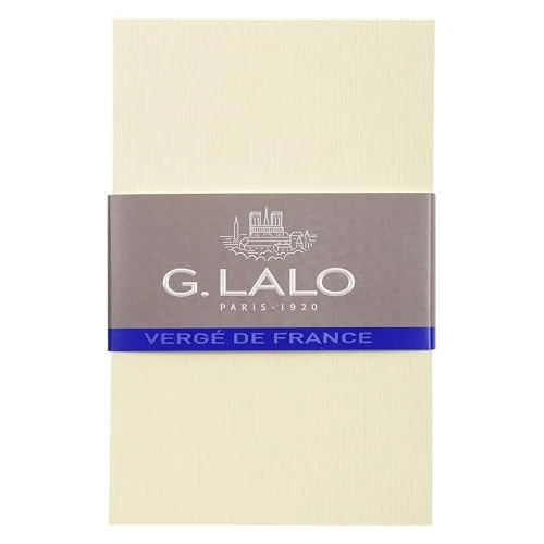 Offre limitée : Lalo 67316L - Un sachet de 25 cartes de visite 8,5x13,5 cm 300g en Papier vergé de France, Ivoire de 9.10 EUR à 8.83 EUR (remise 3%)