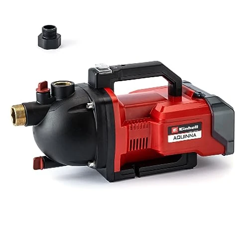 Offre limitée : Einhell Pompe d'arrosage sans fil AQUINNA 36/30 - Solo Power X-Change (36V, bouchons de remplissage et de purge, protection thermique, poignée de transport) Livré sans Batterie ni Chargeur de 112.30 EUR à 99.95 EUR (remise 11%)
