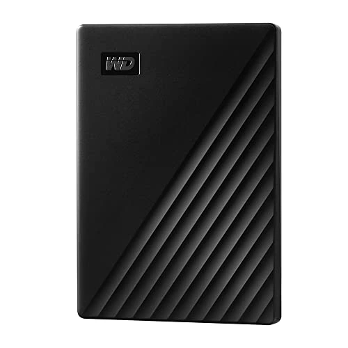 WD 2TB My Passport Portable HDD USB 3.0 with software for device management, backup and password protection - Black - Works with PC, Xbox and PS4