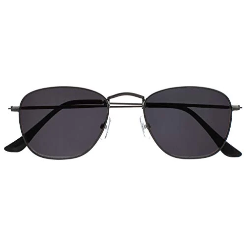 Offerta a tempo: OPULIZE Sky Cerchiato Sottile Metallolo Canna Di Fucile Opaca Punte Nere Uomo Donna Occhiali Da Sole UV400 S95-7 +0,00 - 40% da 16.00 € a 9.59 €