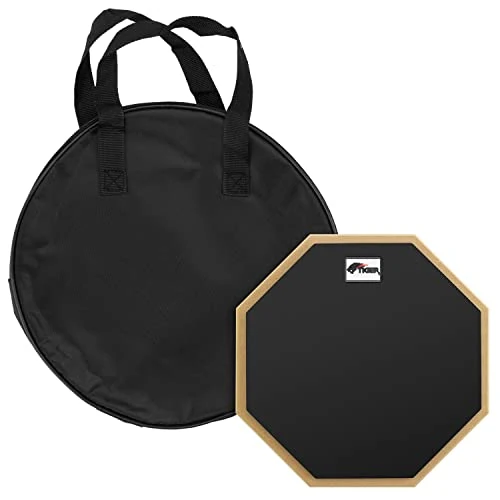 Limited offer: TIGER TDA4-10 10" Drum Practice Pad with Carry Bag - Desktop or Stand Mountable Black from 22.99 EUR to 19.54 EUR (save 15%)