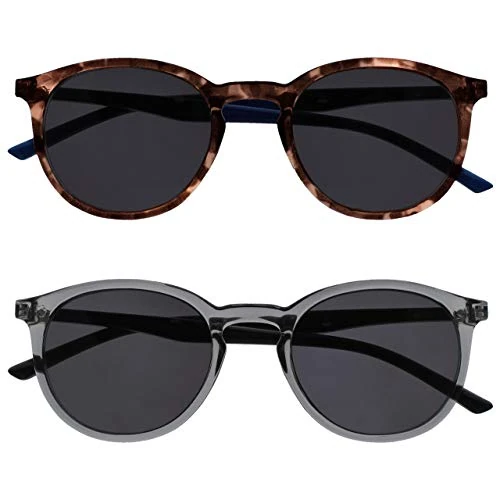 Oferta limitada: OPULIZE Met Pack 2 Grande Hombres Mujeres Gris Claro Negro Armas Lectores De Sol Gafas De Lectura UV400 SS60-7C +2,50 de 17.44 € a 17.44 € (ahorro 0.00%)