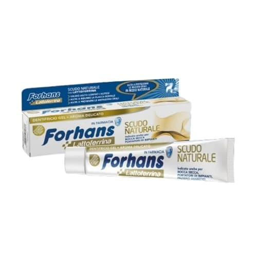 Limitiertes Angebot: Forhans, Zahnpasta mit natürlichem Schild, mit Latex, antibakterielle Wirkung für die Mundhöhle, natürlicher Schutz, 75 ml von 7.90 EUR auf 7.32 EUR (Spare 7%)