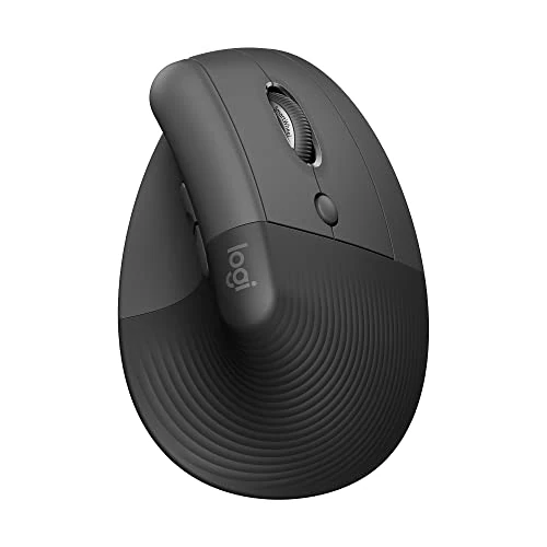 Limited-time offer: Logitech Lift Vertical Ergonomic Mouse, Wireless, Bluetooth or Logi Bolt USB receiver, Quiet clicks, 4 buttons, compatible with Windows/macOS/iPadOS, Laptop, PC - Graphite from 69.99 GBP to 49.99 GBP (save 29%)