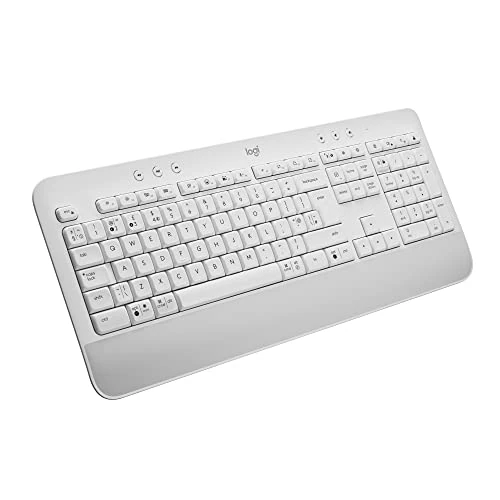 Offerta a tempo: Logitech Signature K650 Tastiera Poggiapolsi Wireless Full-size, Tedesco QWERTZ - Bianco - 28% da 58.99 € a 42.50 €