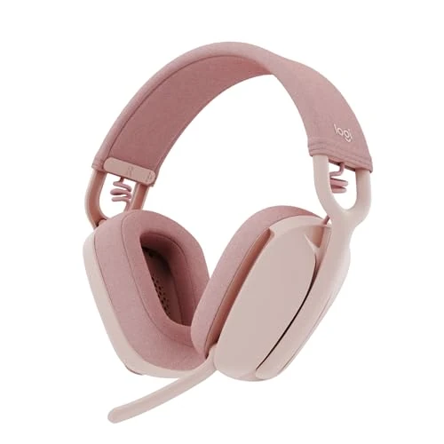 Offre limitée : Logitech Zone Vibe 100 Casque d'écoute léger sans fil avec Micro anti-bruit de fond, Écouteurs Bluetooth multipoint avancés, Fonctionne avec Teams, Google Meet, Zoom, Mac/PC - Rose de 119.30 EUR à 95.44 EUR (remise 20%)