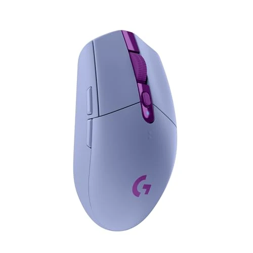 Logitech G305 Lightspeed Ratón Gaming Inalámbrico, Captor Hero 12K, 12,000 dpi, Ultra-Ligero, Batería de 250h, 6 Botones Programables, Memoría Integrada, PC/Mac - Lila