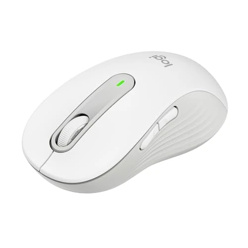 Offerta a tempo: Logitech Signature M650 L Mouse wireless - Per mani grandi, Durata Batteria 2 anni, Clic Silenziosi, Tasti Personalizzabili, Bluetooth, per PC/Mac/Più dispositivi/Chromebook - Bianco - 54% da 53.99 € a 24.90 €
