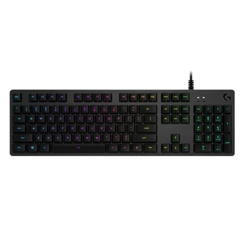 Offerta a tempo: Logitech G G512 Tastiera Gaming Meccanica, RGB LIGHTSYNC, Tasti Retroilluminati, GX Brown Tactile Switch, Telaio in alluminio spazzolato, Tasti Personalizzabili, USB, QWERTY Layout Italiano - Nero - 7% da 101.99 € a 94.99 €