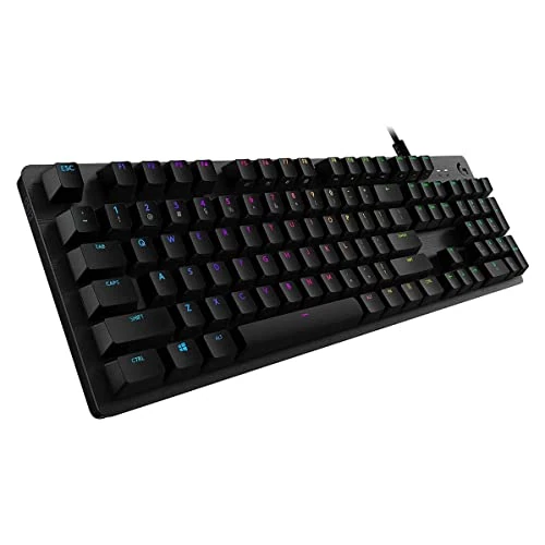 Offerta a tempo: Logitech G 512 Tastiera Gamer Meccanica, Illuminazione RGB LIGHTSYNC, Touch Switchs GX Brown, Lega di Alluminio 5052, Tasti di Funzione Complete, Relè USB, Francese AZERTY - Nero - 17% da 139.00 € a 115.37 €