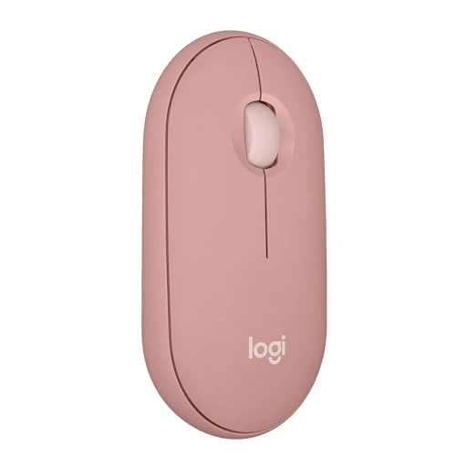 Offerta a tempo: Logitech Pebble Mouse 2 M350s wireless Bluetooth sottile, portatile, leggero, personalizzabile, clic discreti, Easy-Switch per Windows, macOS, iPadOS, Android, Chrome OS - Rosa - 36% da 30.99 € a 19.90 €