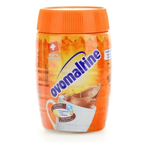 Offerta a tempo: Ovomaltine, Polvere Solubile per Bevanda a Base di Malto D'Orzo e Cacao, Ricca di Vitamine e Minerali, Ricarica Energetica, Ideale per una Colazione e Merenda Gustosa, 1 Confezione da 400 g - 28% da 7.59 € a 5.49 €