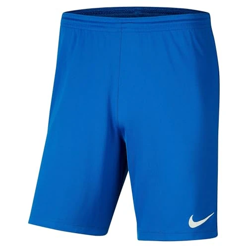 Limited-time offer: NIKE Mens Dri-fit Park 3 Shorts, Royal Blue/White, S EU from 12.60 £ to 12.08 £ (save 4%)