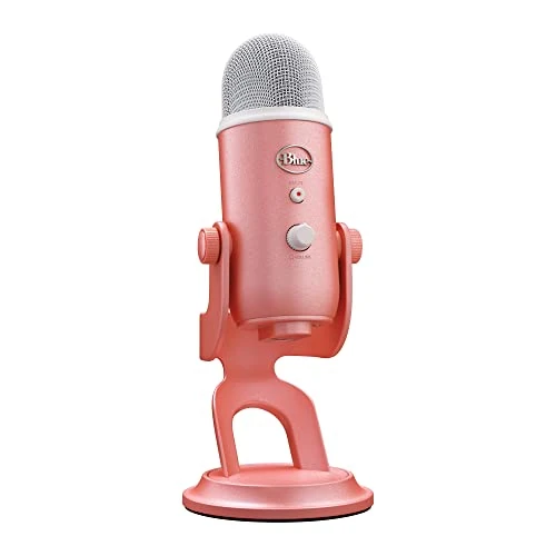 Offre limitée : Logitech Creators Blue Yeti Premium USB Gaming Mic Pour Streaming Sur PC & Mac, Special Edition, Blue VO!CE Effects, Exclusive Streamlabs Themes, 4 Pickup Patterns, Plug & Play - Rose de 139.99 € à 119.99 € (14% de remise)