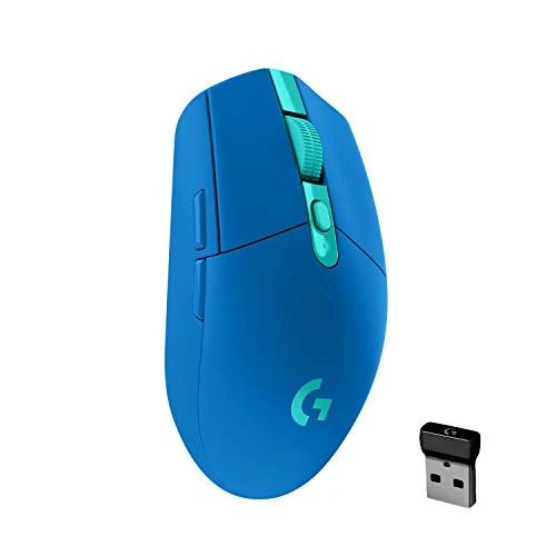Offerta a tempo: Logitech G305 LIGHTSPEED Mouse Gaming Wireless, Sensore 12K HERO, 12.000 DPI, Design Leggero, 6 Pulsanti Programmabili, Batteria 250 Ore, Memoria Integrata, PC/Laptop, Blu - 47% da 74.99 € a 39.99 €