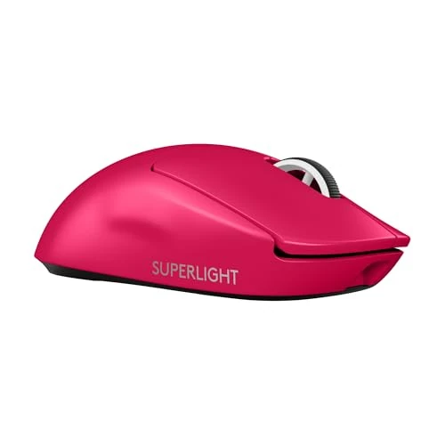 Offerta a tempo: Logitech G PRO X Superlight 2 - mouse gaming wireless, mouse Pro-Grade da 60 g con 5 pulsanti programmabili, sensore a 44.000 DPI, velocità di aggiornamento di 8 kHz, ricarica USB-C PC/Mac - Magenta - 27% da 169.00 € a 123.39 €