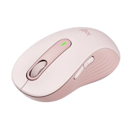 Tijdelijke aanbieding: Logitech Signature M650 Full-Size Draadloze Muis - Voor grotere handen, stil klikken, aanpasbare zijknoppen, Bluetooth, compatibel met meerdere apparaten - Roze van 45.21 EUR naar 37.07 EUR (korting 18%)
