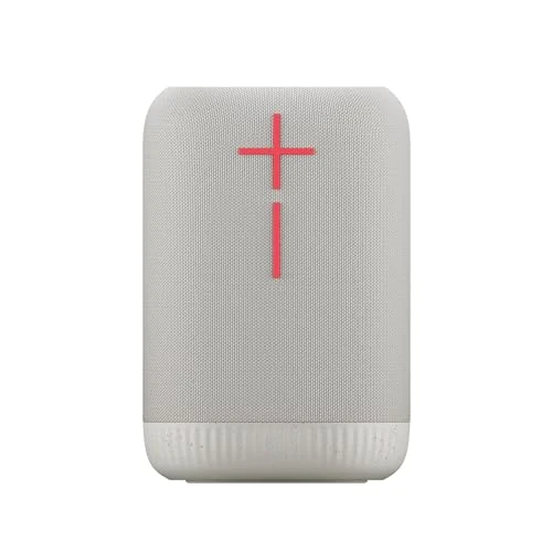 Ultimate Ears EPICBOOM, Portable Wireless Bluetooth Speaker, Big Bass and Immersive, 360-Degree Sound, Adaptive EQ, IP67 Waterproof, Floatable, 17 Hour Battery, 55 m Range - White