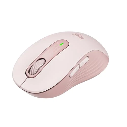 Offerta a tempo: Logitech Signature M650 Wireless Mouse - For Small To Medium Sized Hands, SmartWheel Scrolling, Bluetooth, 24-Month Battery, Silent Clicks, Customizable Side Buttons, Contoured Shape - Rose - 40% da 53.99 € a 32.49 €