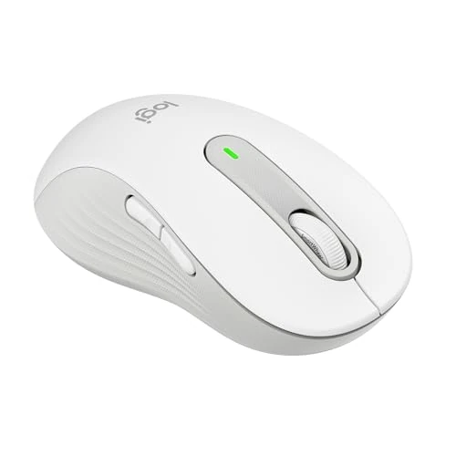 Offerta a tempo: Logitech Signature M650 L Left Mouse Wireless, Per Mancini Con Mani Grandi, Durata Batteria 2 Anni, Bluetooth, Per Pc, Mac, Più Dispositivi, Chromebook, Bianco, 11.82 x 6.56 x 4.15 cm - 42% da 53.99 € a 31.21 €