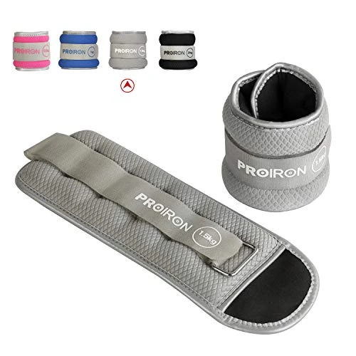 Offerta a tempo: PROIRON Peso Caviglia Peso Polso Durevole Pesi Regolabili con Chiusura a Strappo per Fitness, Esercizio Fisico, Passeggiate, Jogging, Ginnastica, Aerobica, Palestra - 31% da 29.00 € a 19.99 €